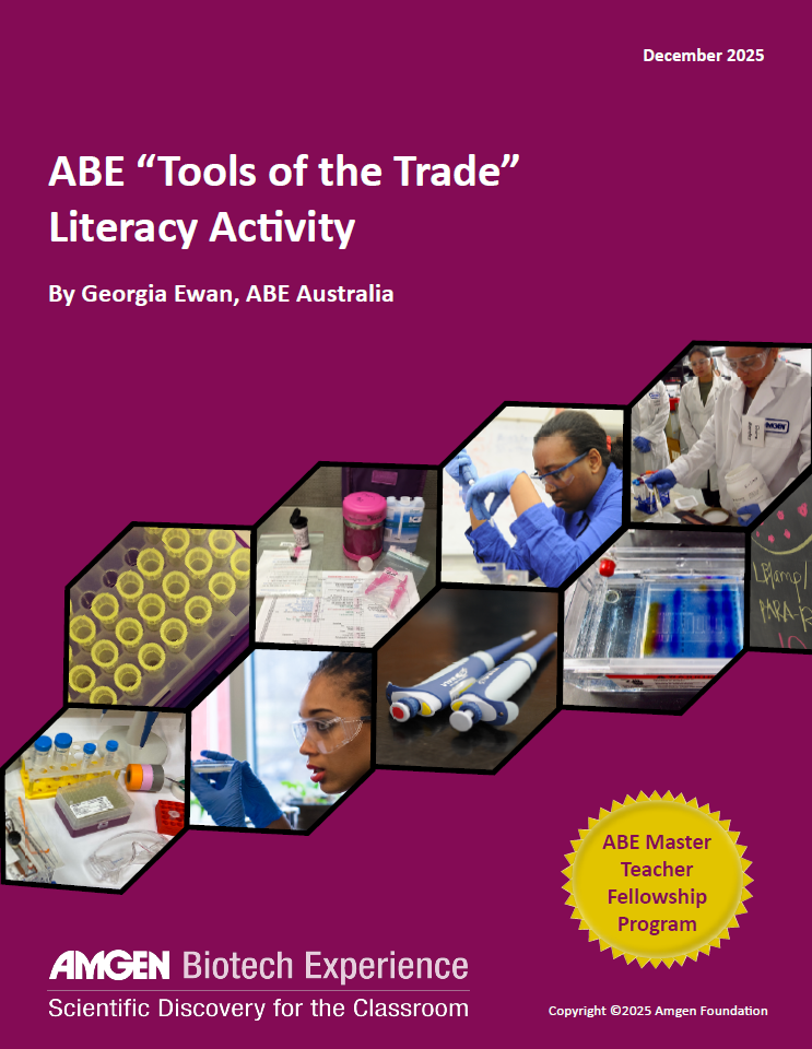 ABE “Tools of the Trade” Literacy Activity cover