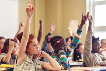 girls in classroom diversity