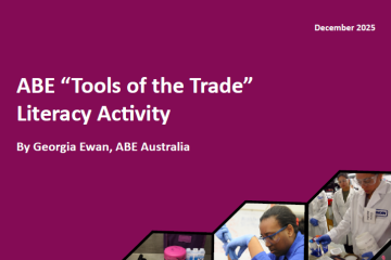 ABE “Tools of the Trade” Literacy Activity cover thumbnail